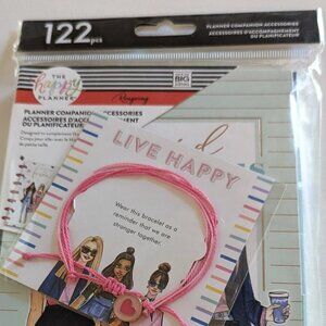 NWT Happy Planner Rong Rong 122 pc Mini Companion Accessories Stickers Bracelet